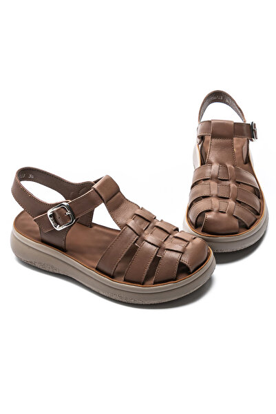 FORMAZIONE Women's Low-Sole Sandals 1957623 Khaki |