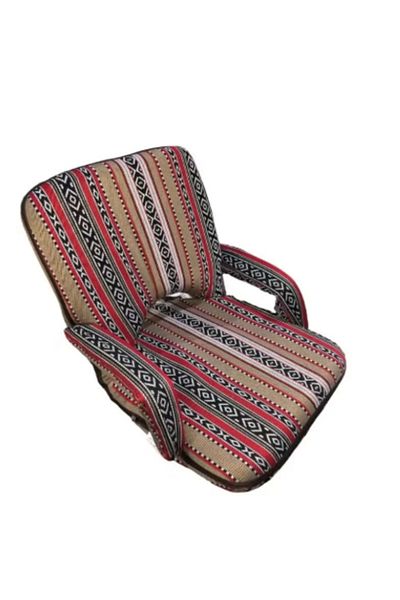 ROYAL ROSE Traditional Arabic folding floor chair with fully adjustable armrest and backrest