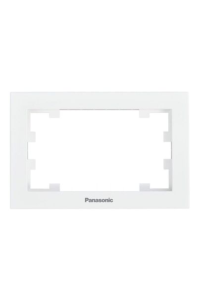 PANASONIC Frame for Double Socket Karre Plus 55 White