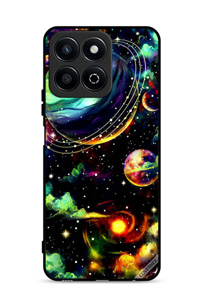 Covernex غطاء حماية لهاتف Honor Play 60 Plus 5G بنقشة نباتات زحل