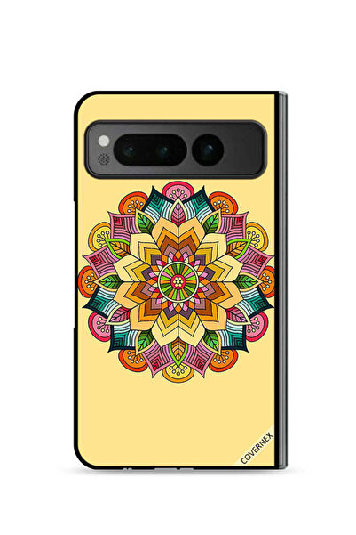 Covernex غطاء حماية لهاتف جوجل بيكسل فولد 5G بنمط ماندالا دائري