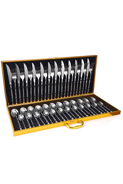 Trendy's 48-piece stainless steel cutlery set, TRENDY'S, luxury edition, chrome, TCM-40C
