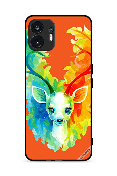 Covernex غطاء حماية لهاتف Nothing Phone (2) 5G بتصميم غزال ملون