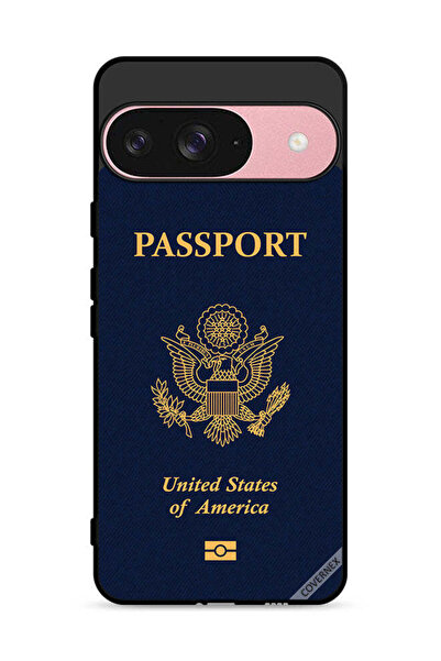 Covernex غطاء حماية لجهاز Google Pixel 9 بنمط جواز السفر الأمريكي