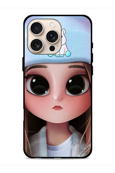 Covernex غطاء حماية لجهاز Apple iPhone 16 Pro Max بتصميم فتاة وحيد القرن اللطيفة