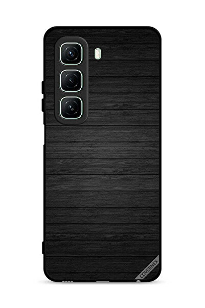 Covernex غطاء حماية لهاتف Infinix Hot 50 5G بنمط خشبي داكن