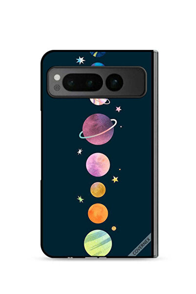 Covernex غطاء حماية لجهاز جوجل بيكسل فولد 5G - الفضاء والنجوم