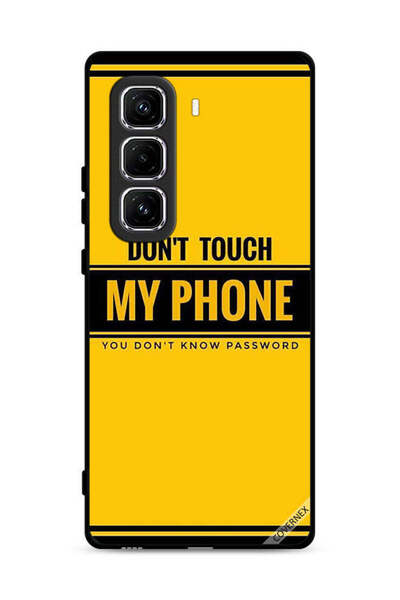 Covernex غطاء حماية لهاتف Infinix Hot 50 Pro Plus 4G مكتوب عليه "لا تلمس هاتف...