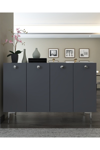 DEMONTE DECOR BETTYDD (KM120) KONSOL ANTRASİT-ANTRASİT-GÜMÜŞ