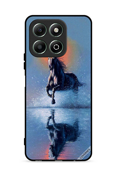 Covernex غطاء حماية لهاتف Honor X6b 4G برسومات حصان يركض في الماء