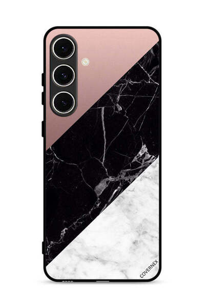 Covernex غطاء حماية لهاتف سامسونج جالاكسي A36 5G بنمط مزيج من الرخام والبساطة