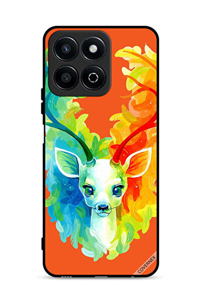 Covernex غطاء حماية لهاتف Honor Play 60 Plus 5G بطبعة غزال ملون
