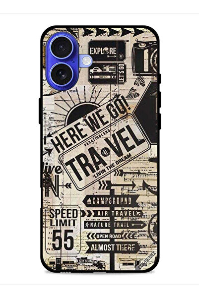 Covernex غطاء حماية لجهاز Apple iPhone 16 Plus Here We Go Travel