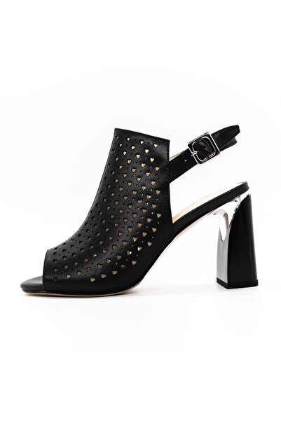 advancer Γυναικεία Σανδάλια με Χοντρό Τακούνι K596-80 Μαύρα |