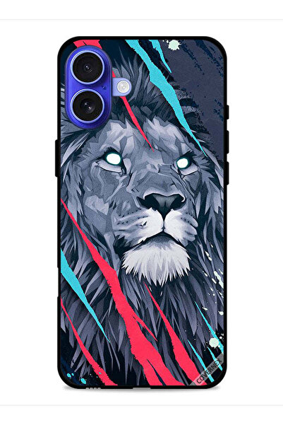 Covernex غطاء حماية لجهاز Apple iPhone 16 Plus برسومات الأسد الملك