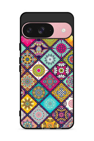 Covernex غطاء حماية لجهاز جوجل بيكسل 9 بنقشة ماندالا وأشكال إسلامية