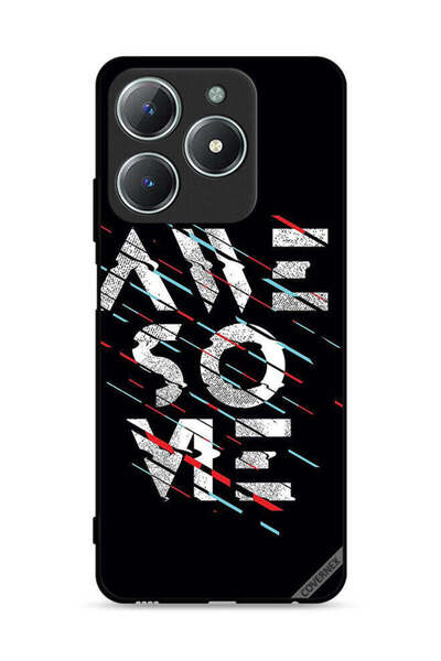 Covernex غطاء حماية لهاتف Realme C63 4G بكلمة خطية رائعة