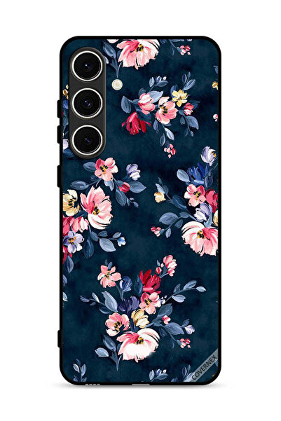 Covernex غطاء حماية لهاتف سامسونج جالاكسي S24 FE 5G مزين برسومات زهور مرسومة ...