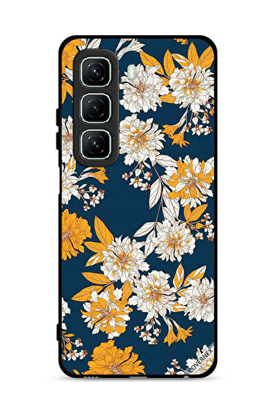 Covernex غطاء حماية لهاتف Infinix Hot 50 5G بخلفية زهور وأوراق