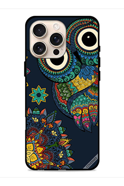Covernex غطاء حماية لجهاز Apple iPhone 16 Pro بتصميم بومة زهرية