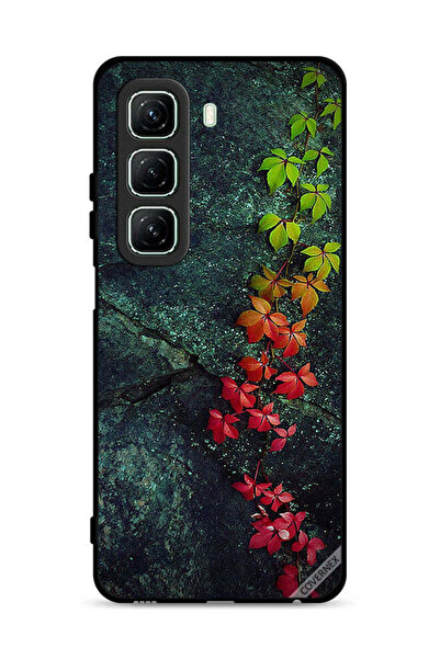 Covernex غطاء حماية لهاتف Infinix Hot 50 5G بأوراق جميلة