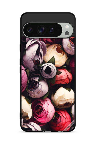 Covernex غطاء حماية لجهاز Google Pixel 9 Pro، وردي داكن مخروطي