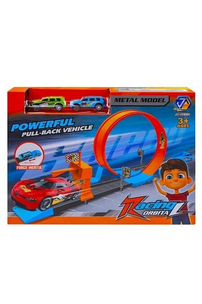 Komazi Racing Track with Accessories KOMAZI®, 3+, Multicolor, Plastic
