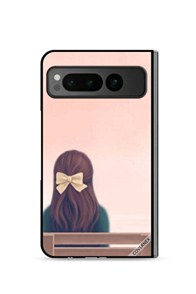 Covernex غطاء حماية لهاتف جوجل بيكسل فولد 5G بتصميم فتاة لطيفة
