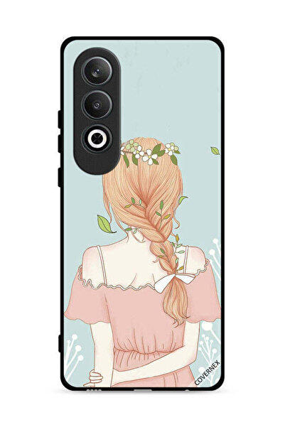 Covernex غطاء حماية لهاتف Oppo K12 5G بفتاة واقفة بمظهر لطيف