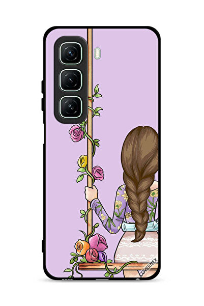 Covernex غطاء حماية لهاتف Infinix Hot 50 5G مع خلفية فتاة BFF