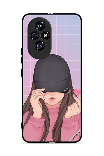 Covernex غطاء حماية لهاتف Honor 200 5G بطبعة قبعة سناب لوف جيرل