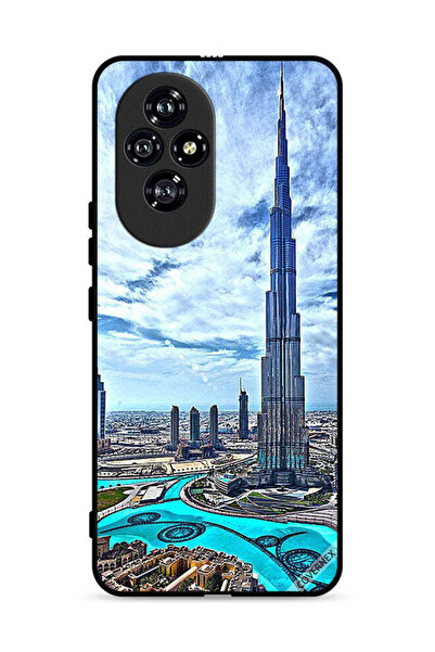 Covernex غطاء حماية لهاتف Honor 200 5G، برج خليفة، غيوم تلامس السحاب