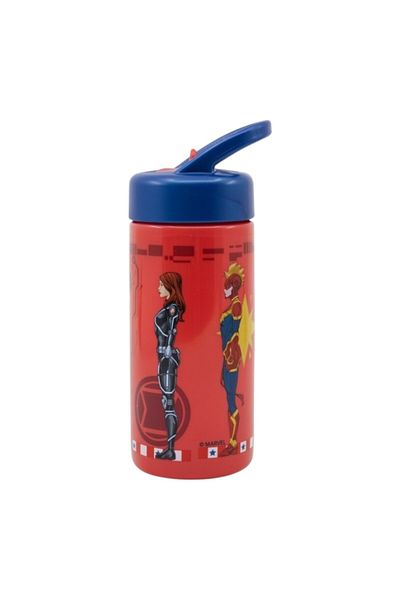 AVENGERS Children's Water Bottle, Plastic, 410 Ml, Red,