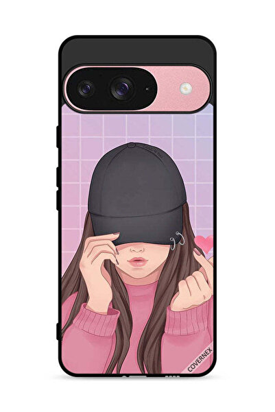 Covernex غطاء حماية لهاتف Google Pixel 9 بطبعة قبعة الحب المفاجئة للبنات