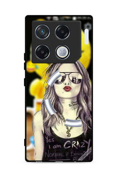 Covernex غطاء حماية لهاتف Infinix GT 20 Pro 5G نعم أنا مجنون، العادي ممل