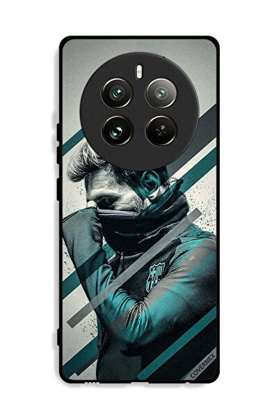 Covernex غطاء حماية لهاتف Realme 12 Pro Plus 5G بطبعة وجه ميسي المختبئ