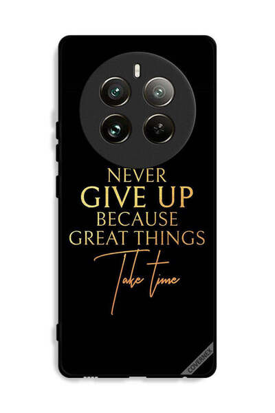 Covernex غطاء حماية Realme 12 Pro 5G لا تستسلم أبدًا لأن الأشياء العظيمة تستغ...