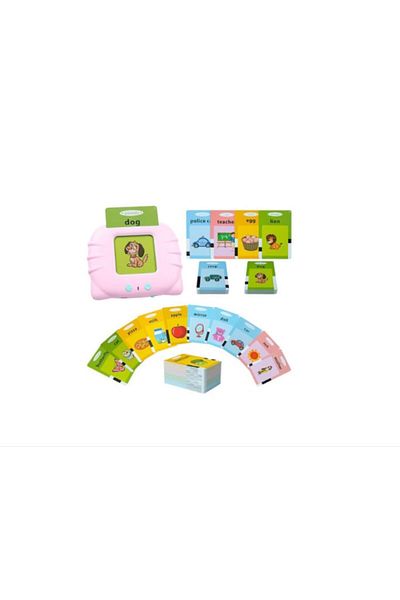 OEM Interactive Game for Learning English with Speaking Card Reader - Pink