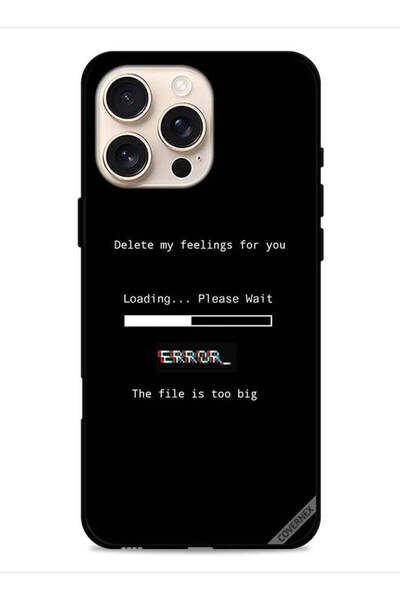 Covernex غطاء حماية لجهاز Apple iPhone 16 Pro Max - خلفية شاشة حذف مشاعري تجاهك
