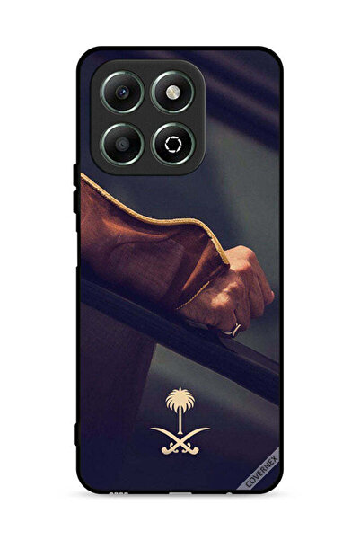 Covernex غطاء حماية لهاتف Honor X6b 4G مع شعار المملكة العربية السعودية