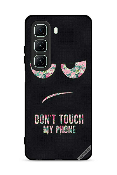 Covernex غطاء حماية لهاتف Infinix Hot 50 5G مطبوع عليه عبارة "لا تلمس هاتفي"