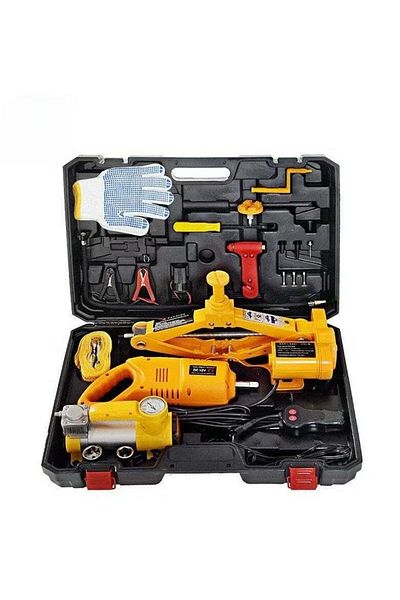 N2Y Electric Car Jack Tool Kit - Hydraulic Lifting System