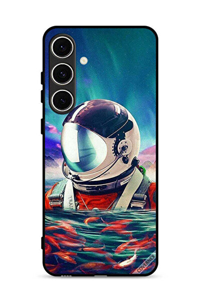 Covernex غطاء حماية لهاتف سامسونج جالاكسي S24 FE 5G، رائد فضاء في بحر الأسماك
