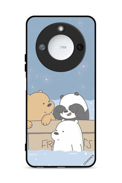 Covernex غطاء حماية لهاتف Honor X60 5G بتصميم أصدقاء الدب