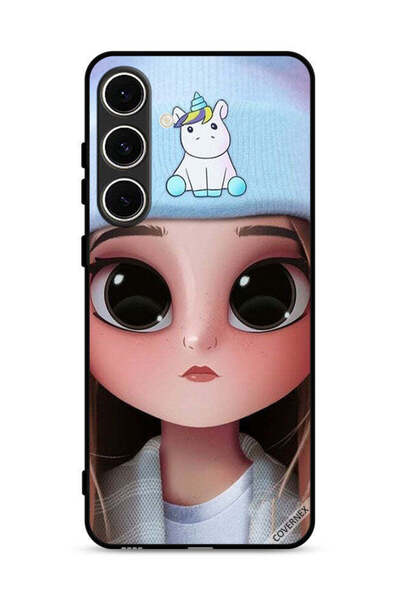 Covernex غطاء حماية لهاتف سامسونج جالاكسي S24 FE 5G بطبعة فتاة يونيكورن لطيفة