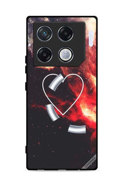Covernex غطاء حماية لهاتف Infinix GT 20 Pro 5G بتصميم قلب في الفضاء