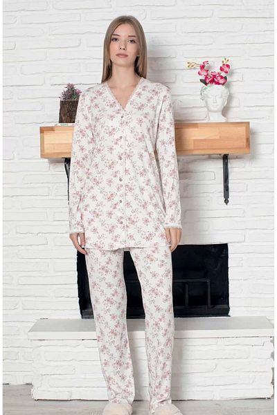 ALFA AKSESUAR 03 Limissi Patterned Melisa Pajama Set 24407