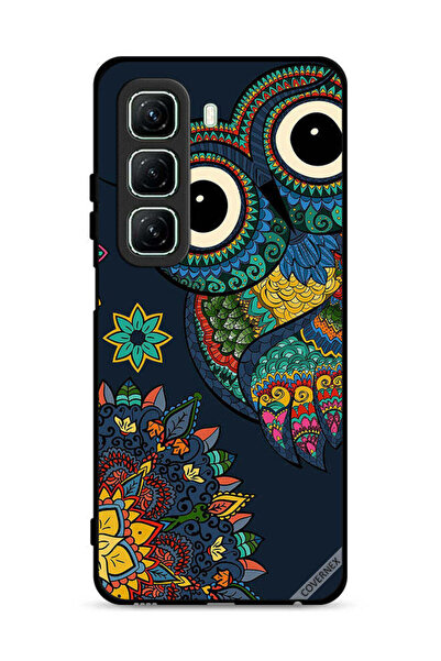 Covernex غطاء حماية لهاتف Infinix Hot 50 5G بنقشة بومة زهرية