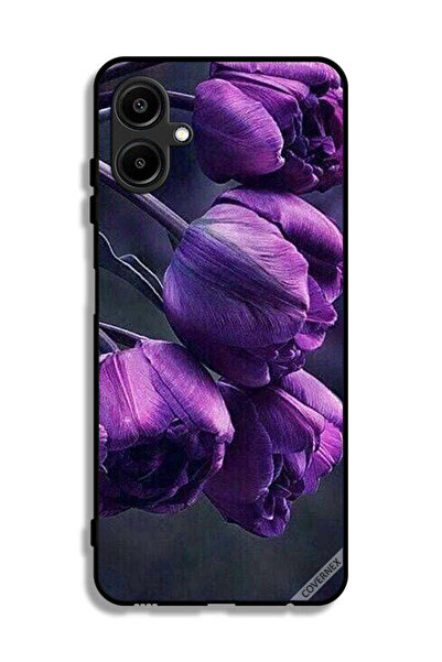 Covernex غطاء حماية لهاتف سامسونج جالاكسي M06 5G، زهور داكنة
