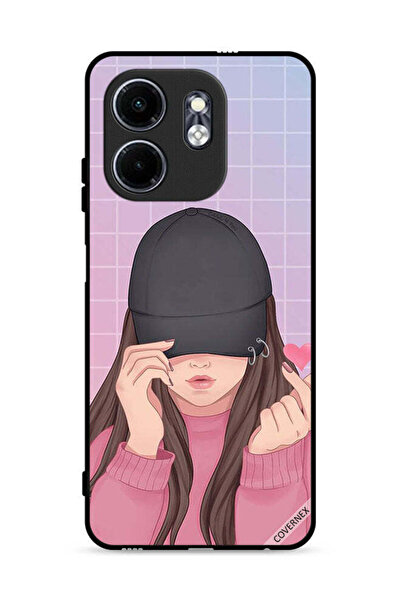 Covernex غطاء حماية لهاتف Infinix Smart 9 4G بطبعة قبعة سناب لوف جيرل